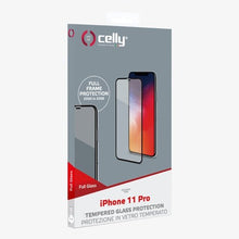 Cargar imagen en el visor de la galería, Celly Protector Vidrio Templado iPhone 11 Pro
